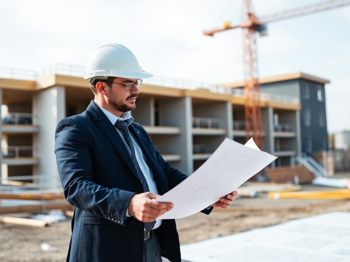 Architect on site